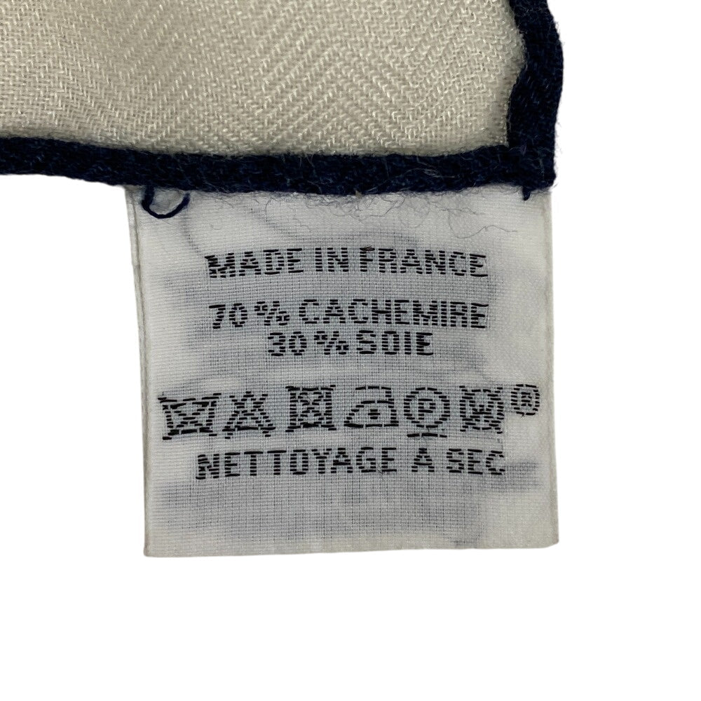 HERMES Stall Cashmere, Silk blue Caregean Fermata
