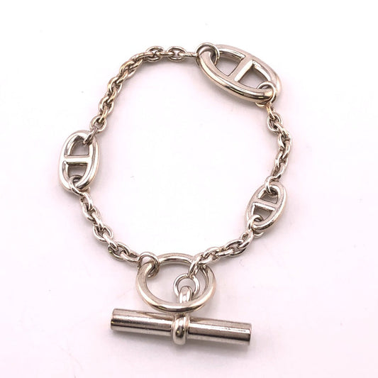 HERMES bracelet Silver925 Silver Silver Chene Dunkle Farandole