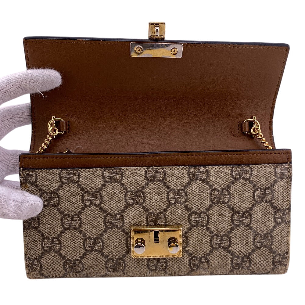 GUCCI Long Wallet Purse 453506 Leather, PVC black GG Supreme