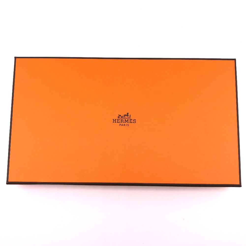 HERMES Long Wallet Purse Ever Calfskin blue RMS Tutankhamun