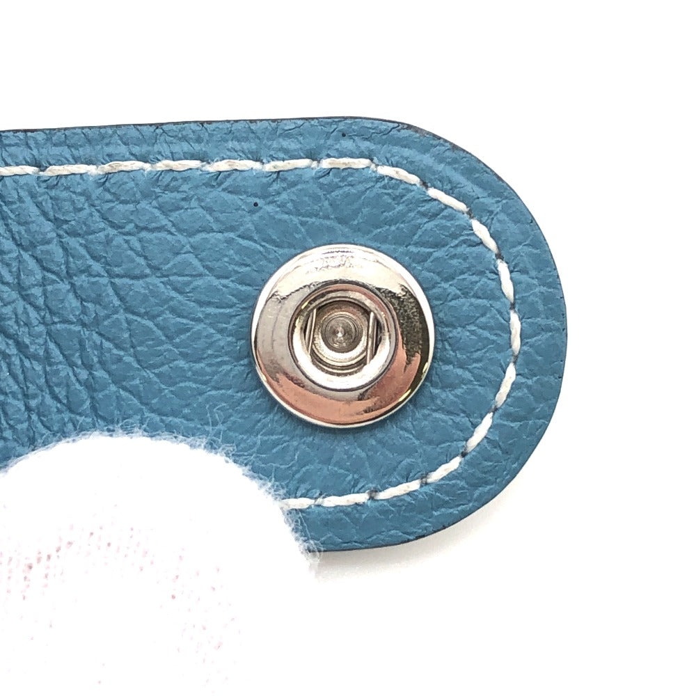 HERMES Long Wallet Purse Ever Calfskin blue RMS Tutankhamun