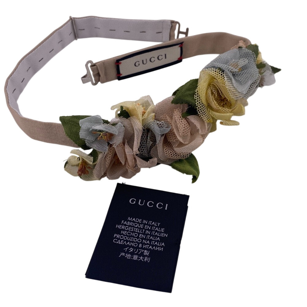 GUCCI hair accessory Rayon beige flour