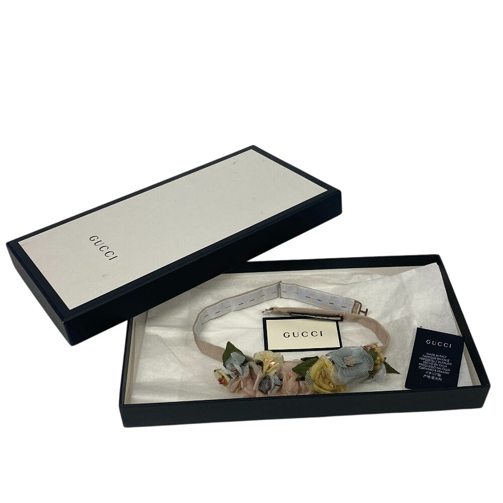 GUCCI hair accessory Rayon beige flour