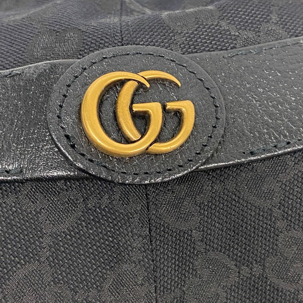 GUCCI hat 576587 Canvas, Leather black GG canvas