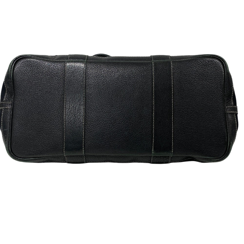 HERMES Handbag Toile Officier, Negonda black Garden party 36 PM