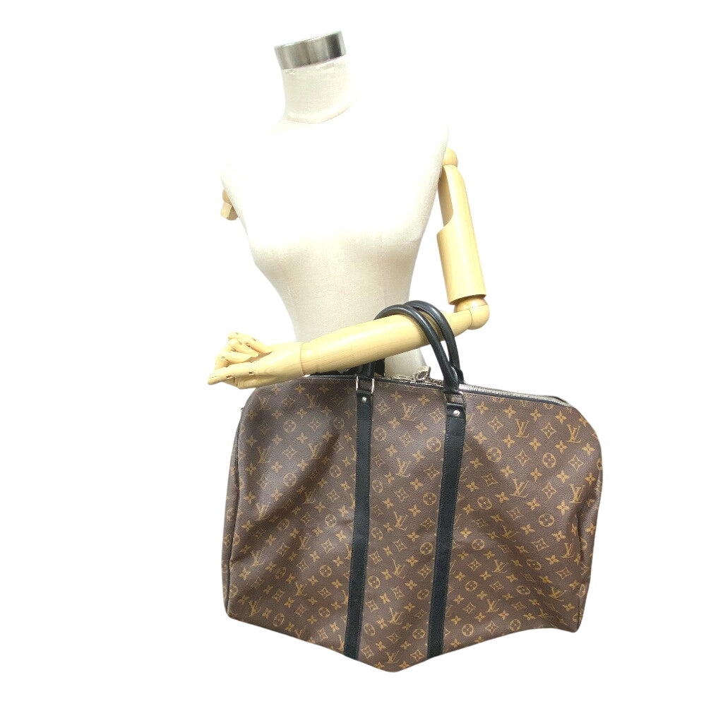 LOUIS VUITTON Boston Duffel bag M56714 Monogram Brown Monogram macacer bandouliere55