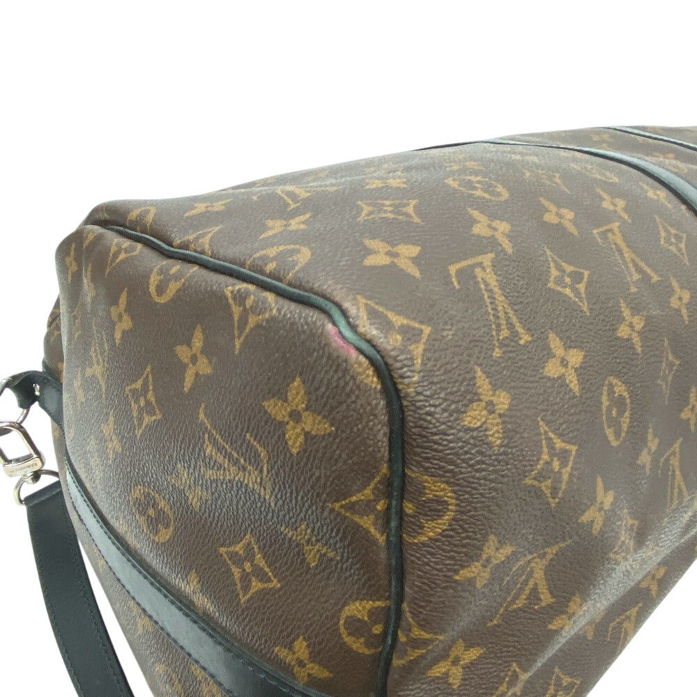 LOUIS VUITTON Boston Duffel bag M56714 Monogram Brown Monogram macacer bandouliere55