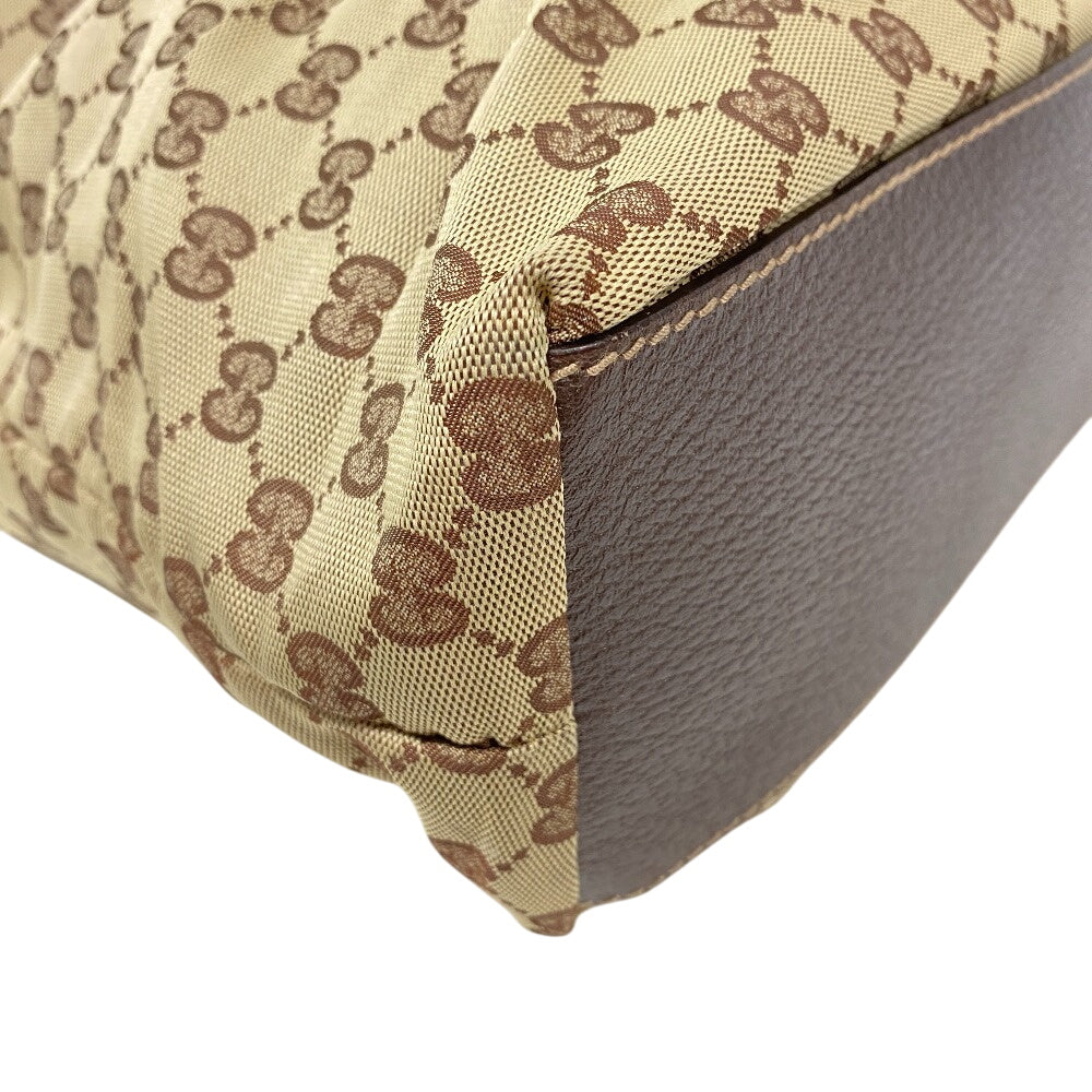 GUCCI Tote Bag 131233 canvas Brown GG canvas