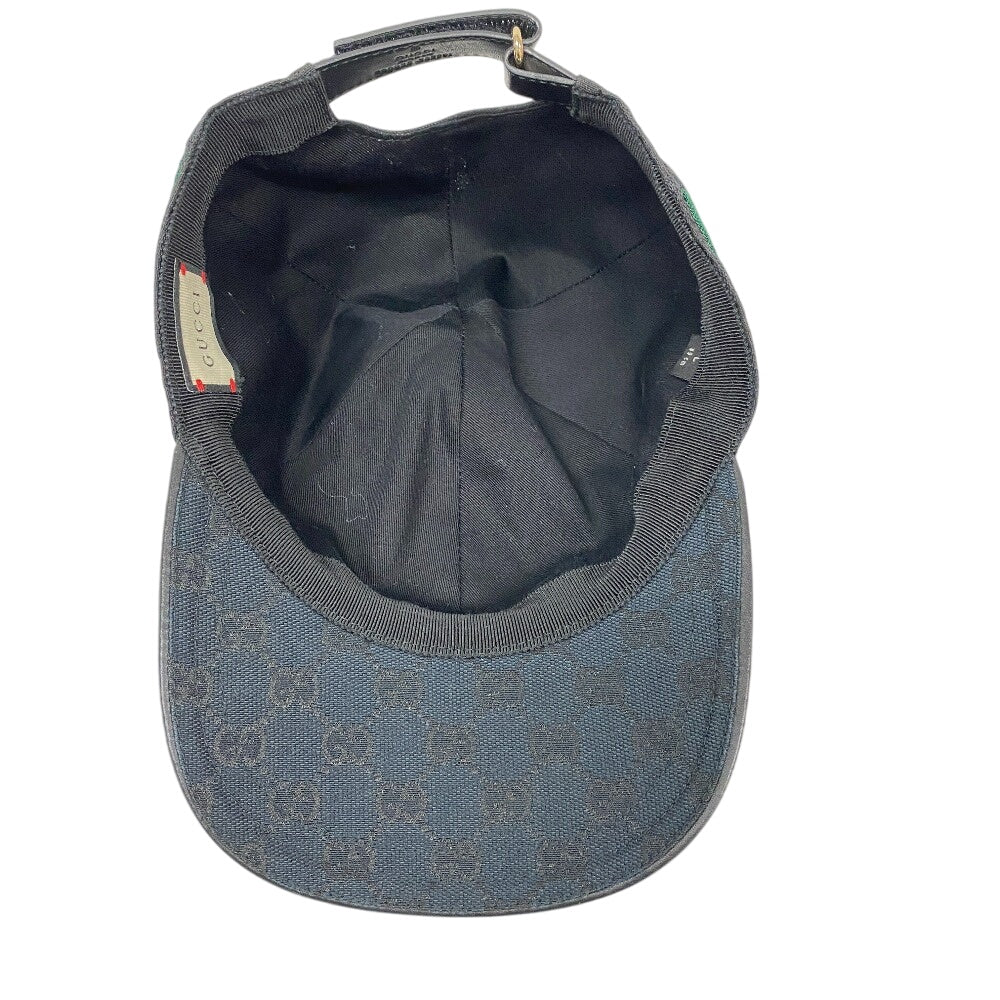 GUCCI cap 200035 Cotton, Polyester black Sherry line cap