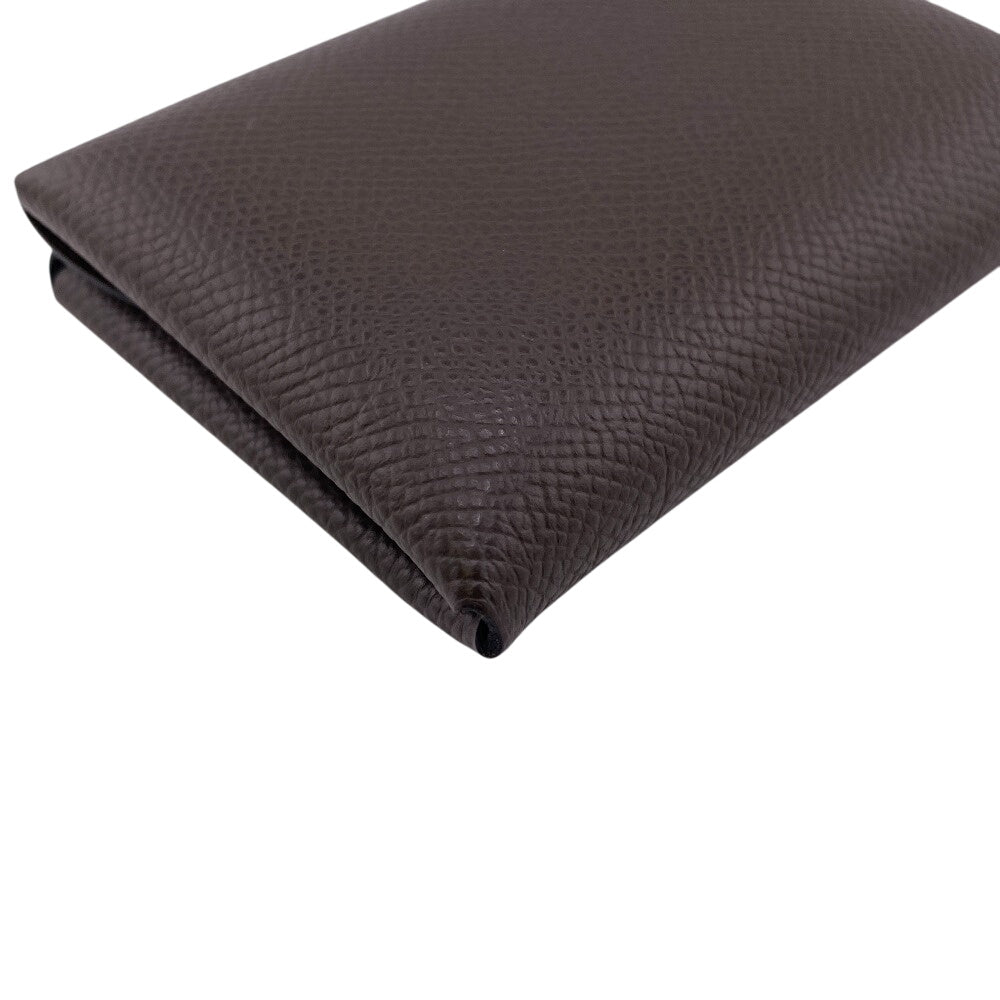 HERMES Coin case Epsom Brown Calvi duo