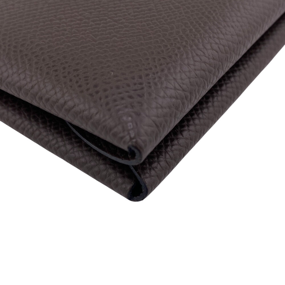 HERMES Coin case Epsom Brown Calvi duo