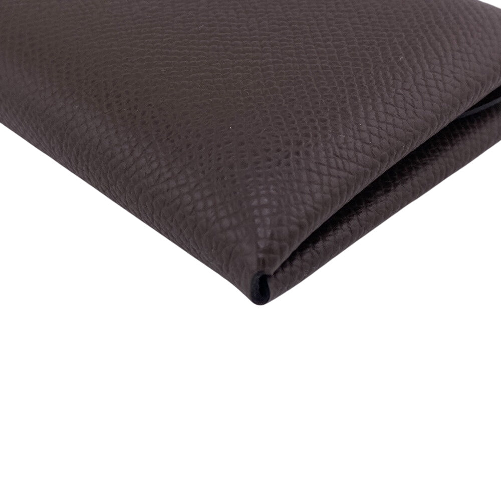 HERMES Coin case Epsom Brown Calvi duo