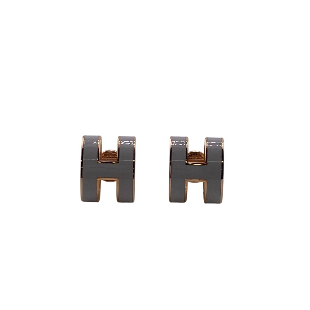 HERMES Pierce Gold Plated gray