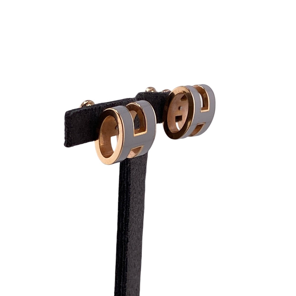 HERMES Pierce Gold Plated gray