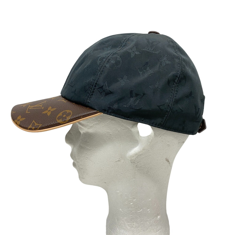 LOUIS VUITTON cap M76528 Silk, Polyester black Monogram LV get ready