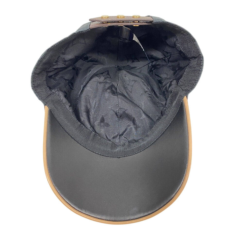 LOUIS VUITTON cap M76528 Silk, Polyester black Monogram LV get ready