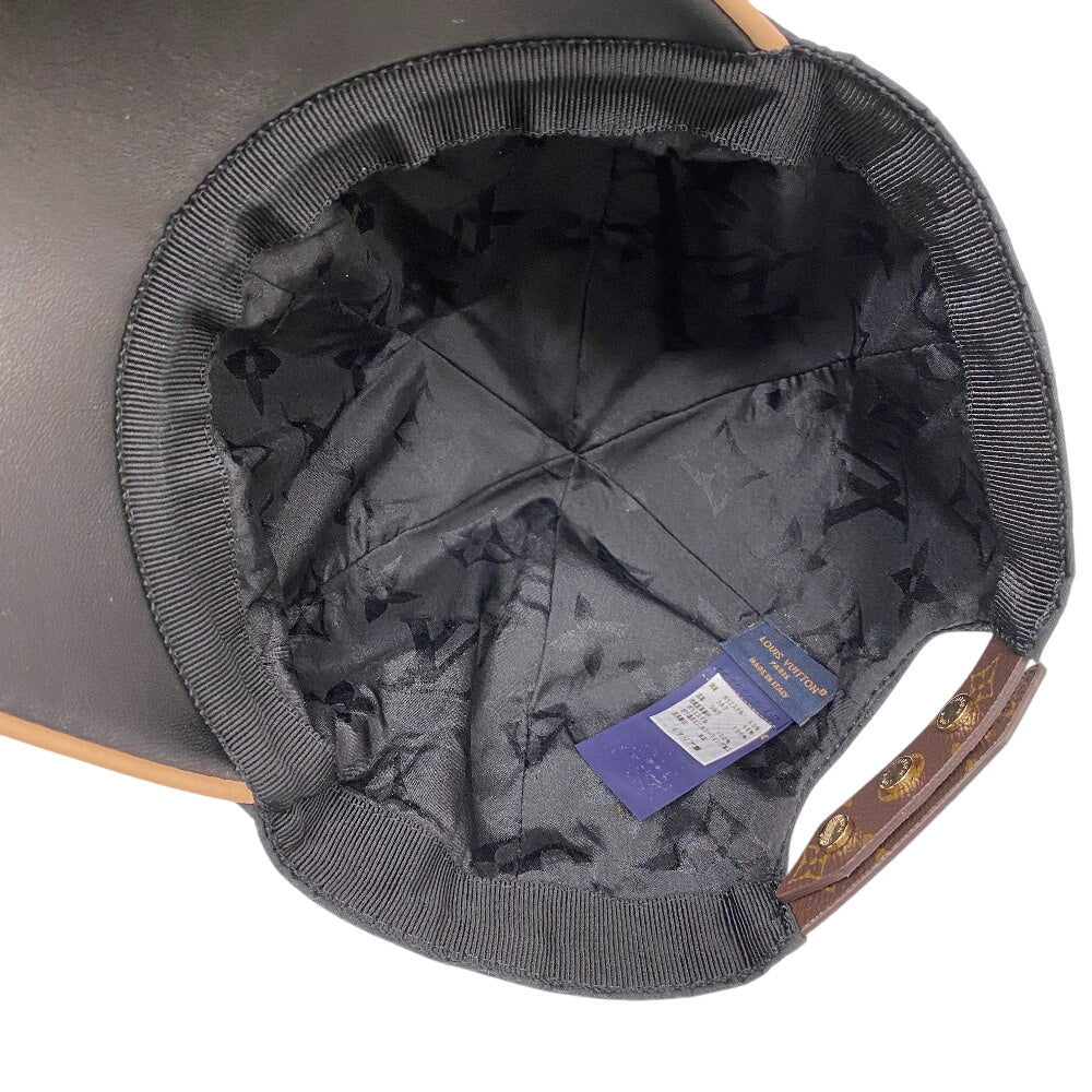 LOUIS VUITTON cap M76528 Silk, Polyester black Monogram LV get ready
