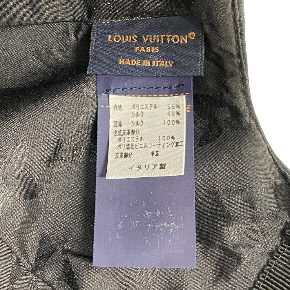 LOUIS VUITTON cap M76528 Silk, Polyester black Monogram LV get ready