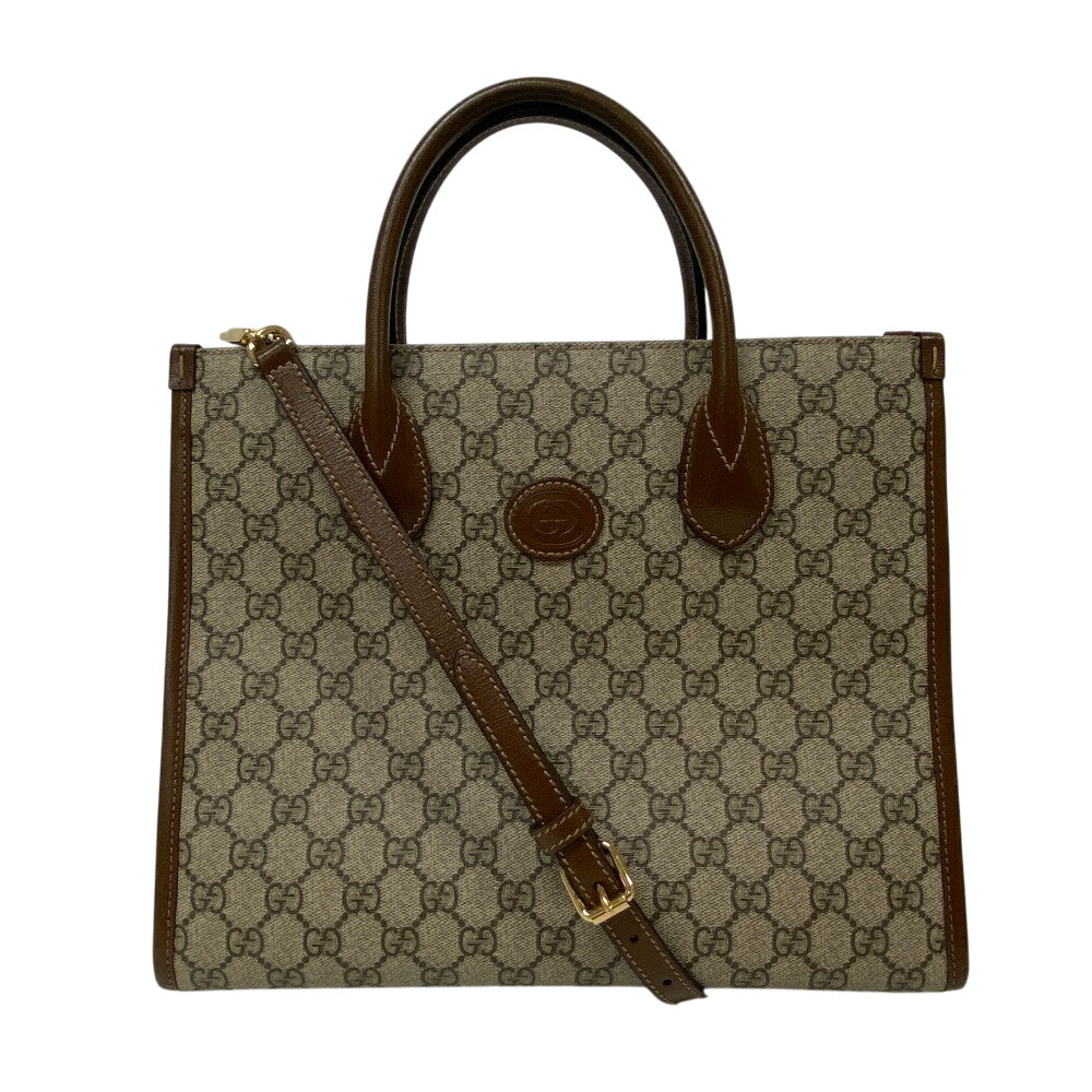 GUCCI Handbag 659983 PVC, Leather beige GG Supreme