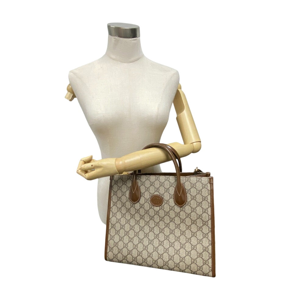 GUCCI Handbag 659983 PVC, Leather beige GG Supreme