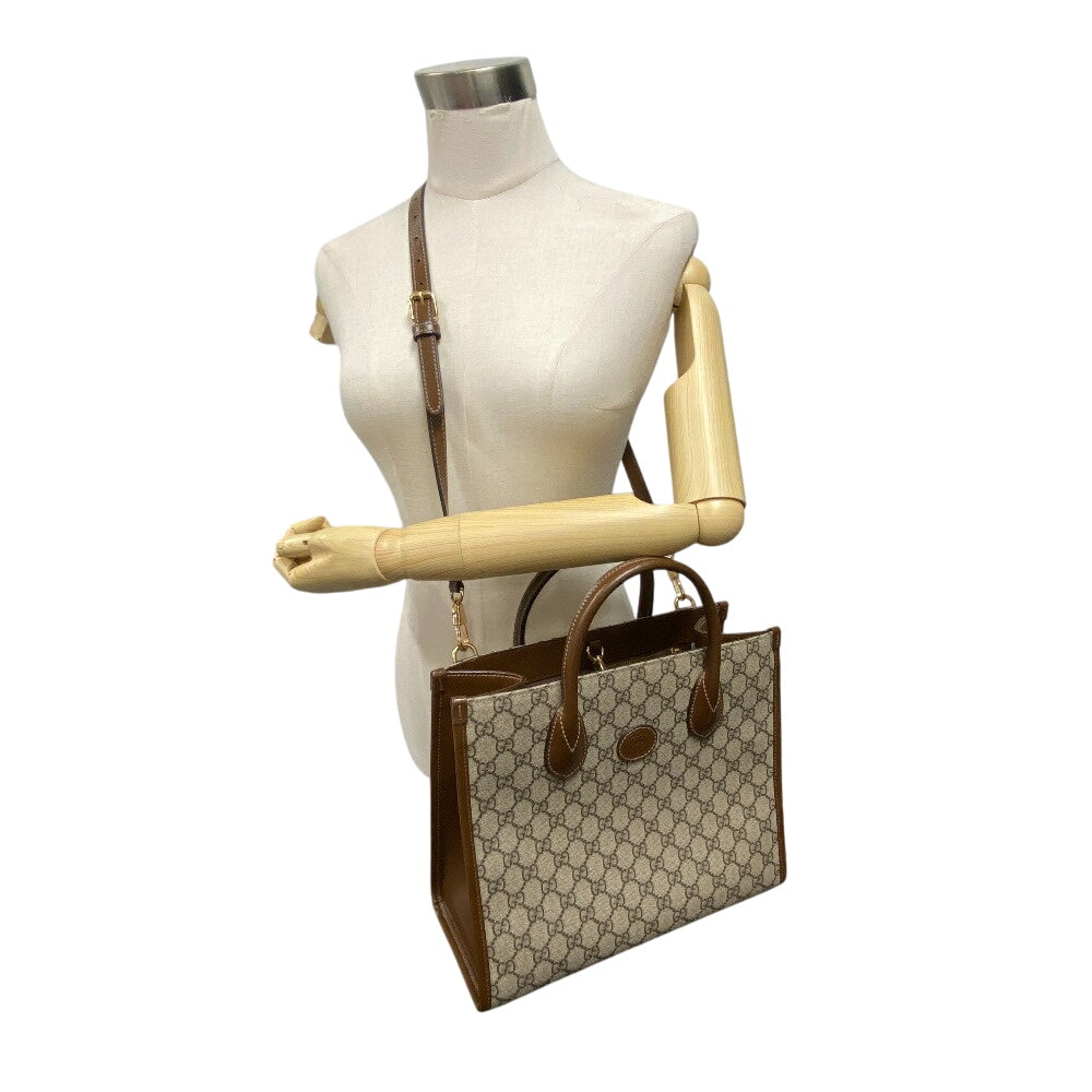 GUCCI Handbag 659983 PVC, Leather beige GG Supreme