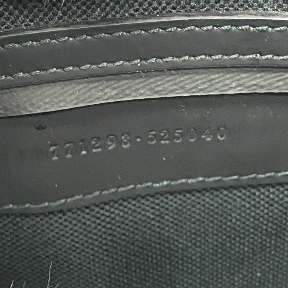 GUCCI Shoulder Bag 771293 rubber black GG Rubber