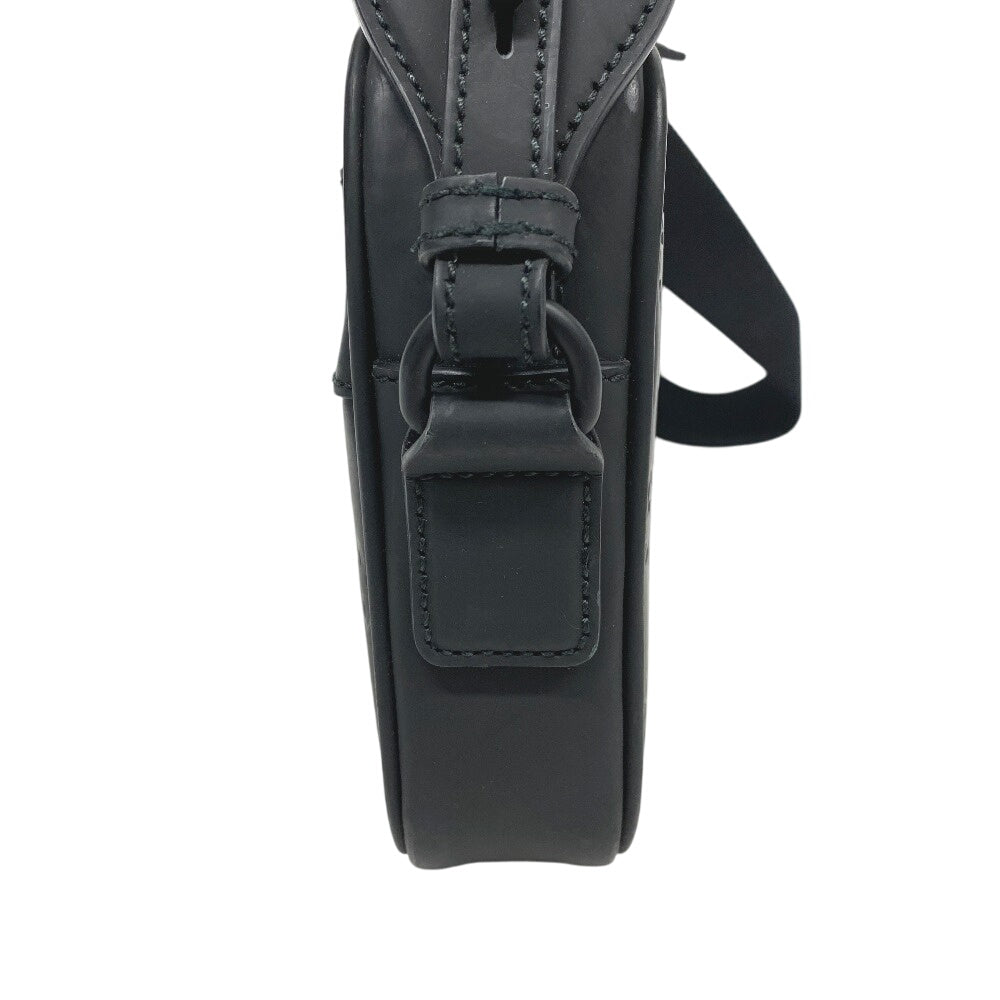 GUCCI Shoulder Bag 771293 rubber black GG Rubber