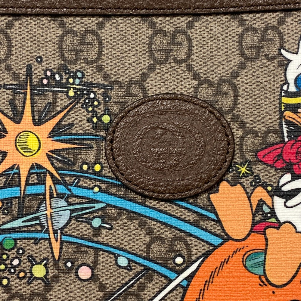 GUCCI Clutch bag 647925 PVC, Leather Brown GG Supreme