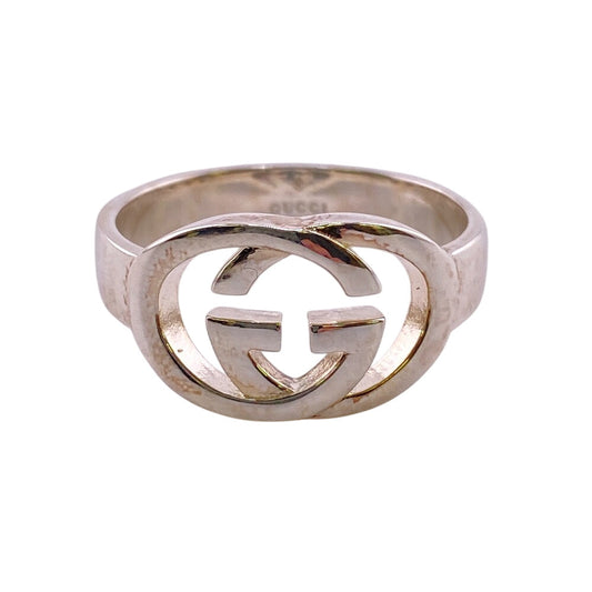 GUCCI Ring 190483-J8400 Silver925 Silver SilverBrit Interlocking G