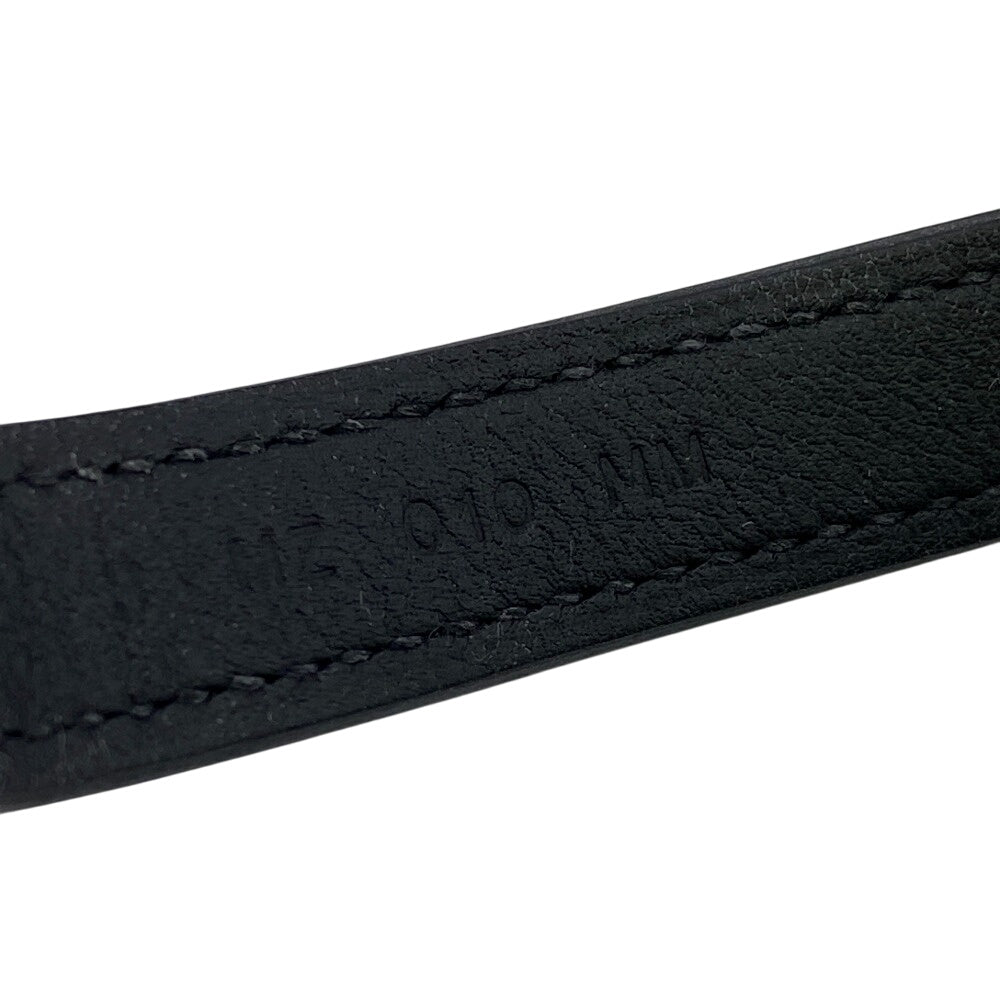 HERMES bracelet Leather, Metal black Camden