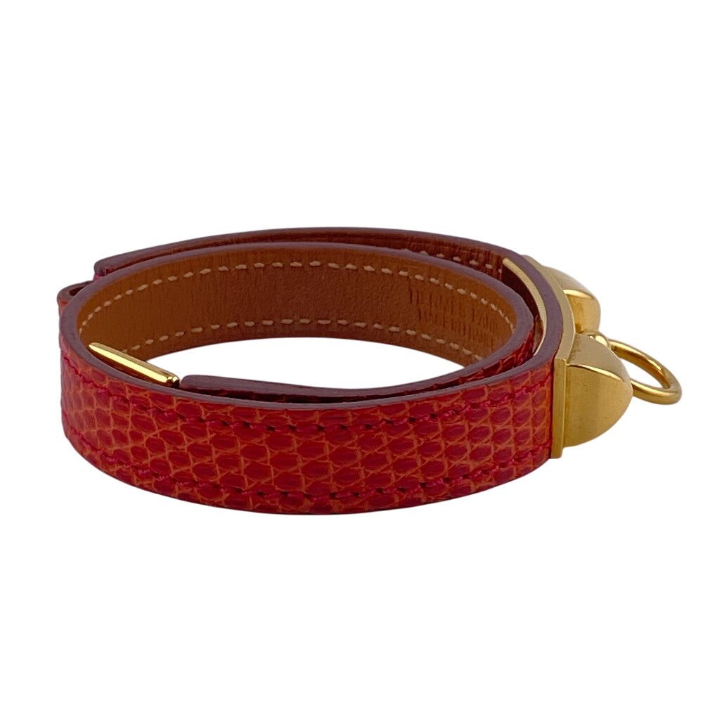 HERMES bracelet Epsom Red Rival de Brugur