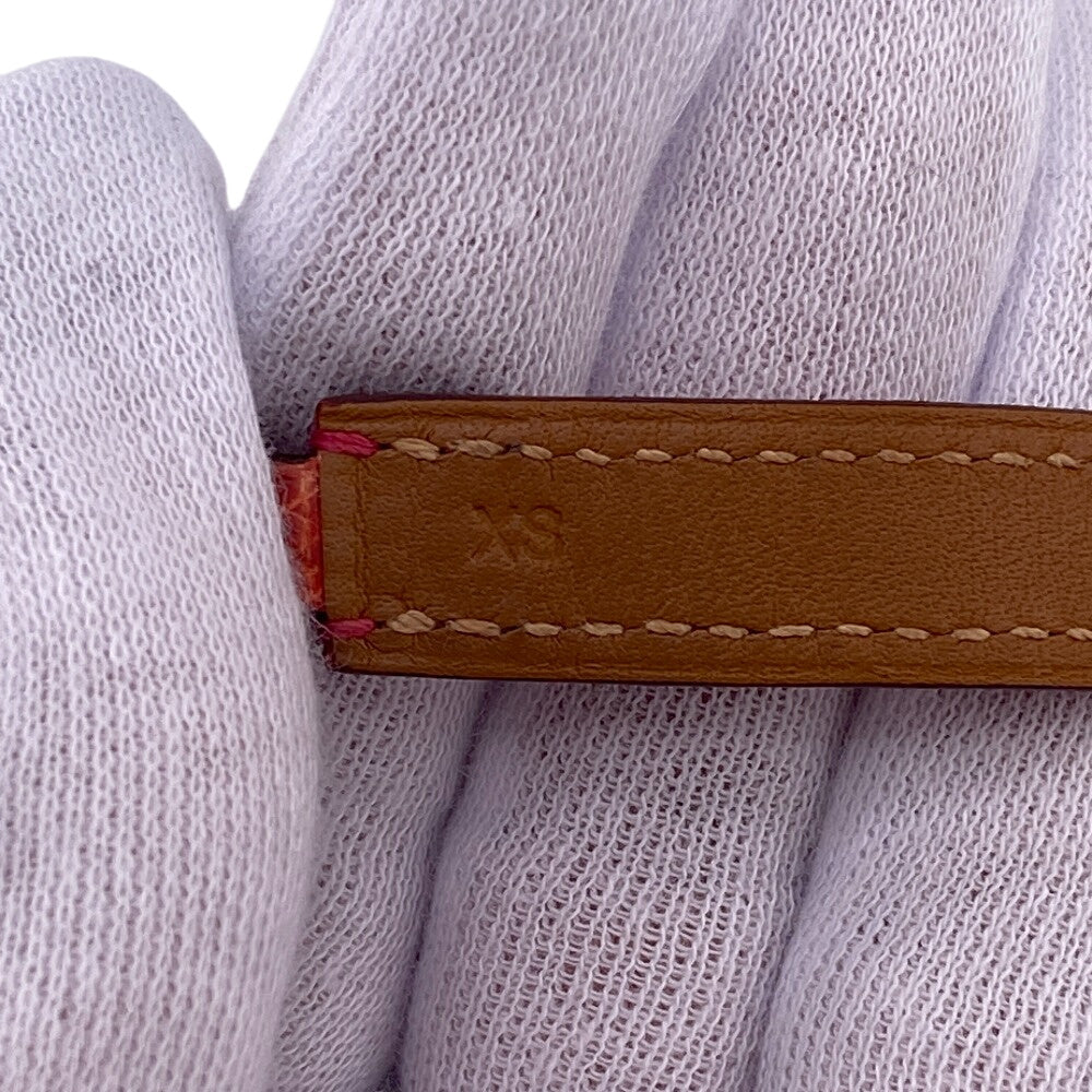 HERMES bracelet Epsom Red Rival de Brugur