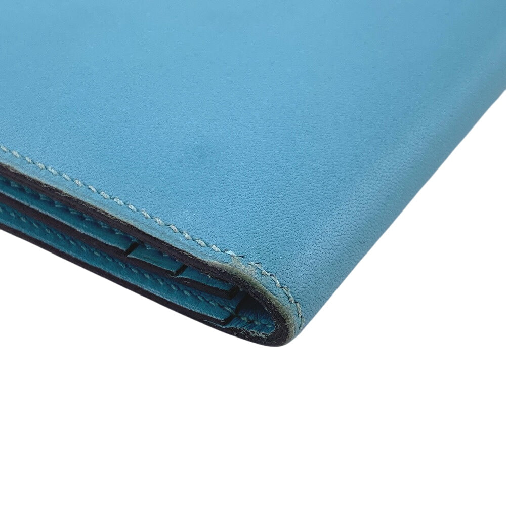 HERMES Long Wallet Purse Epsom green Votaderact Beansufla