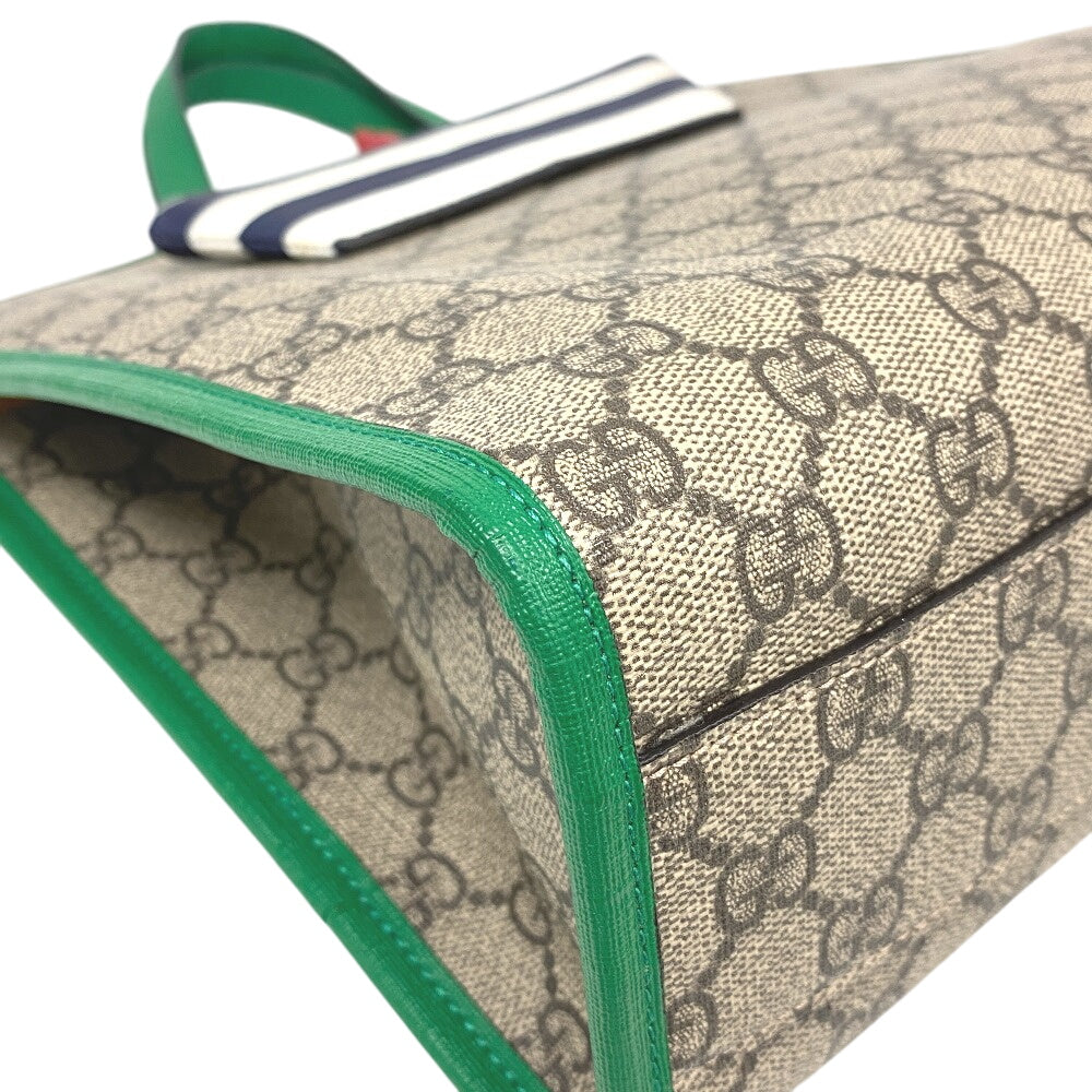 GUCCI Handbag 605662 Leather, PVC beige GG Supreme
