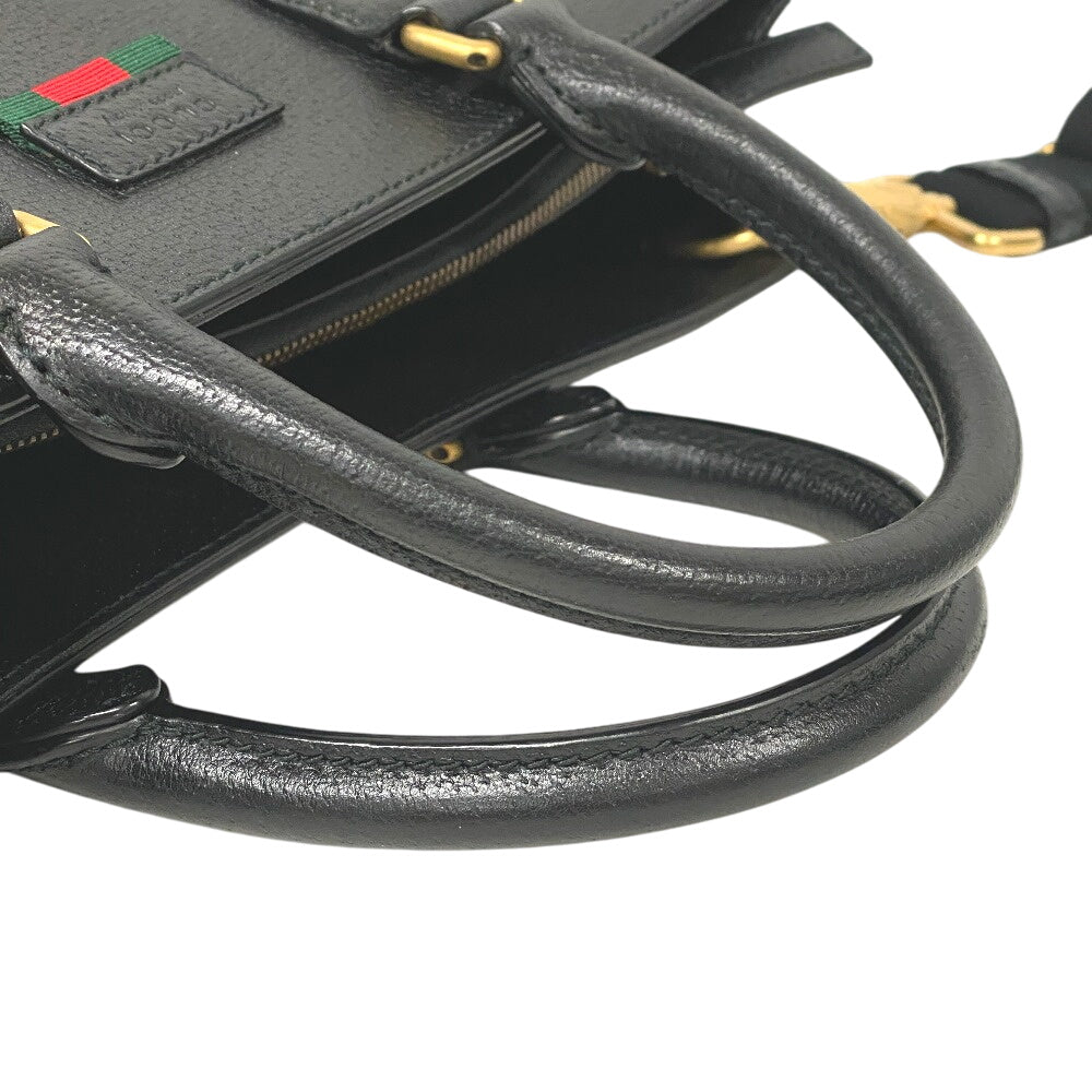 GUCCI Tote Bag 429036 leather black Business bag