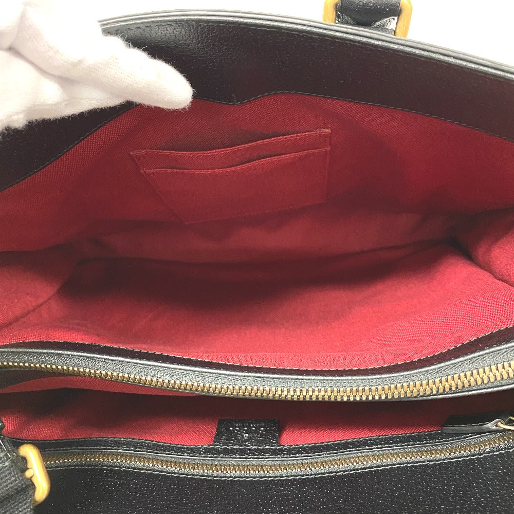 GUCCI Tote Bag 429036 leather black Business bag