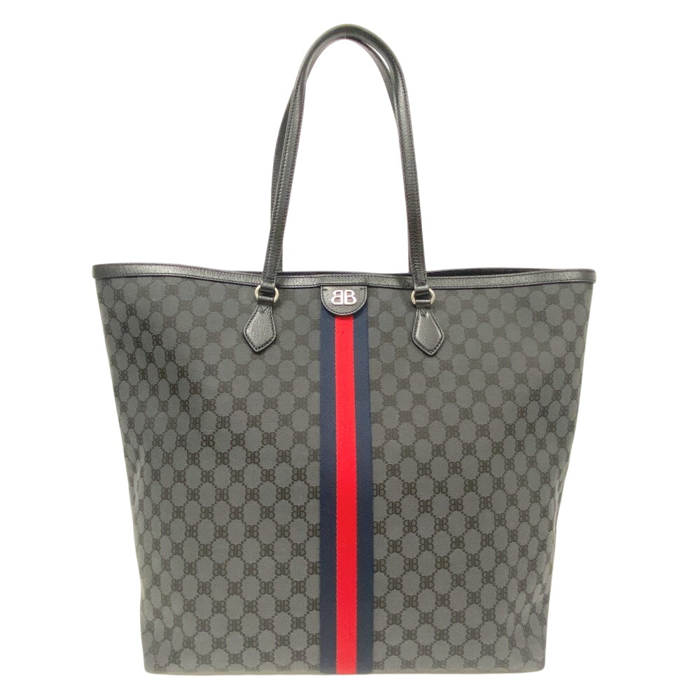 GUCCI Tote Bag 680127 Canvas, Leather black Balenciaga