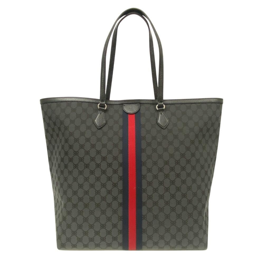 GUCCI Tote Bag 680127 Canvas, Leather black Balenciaga