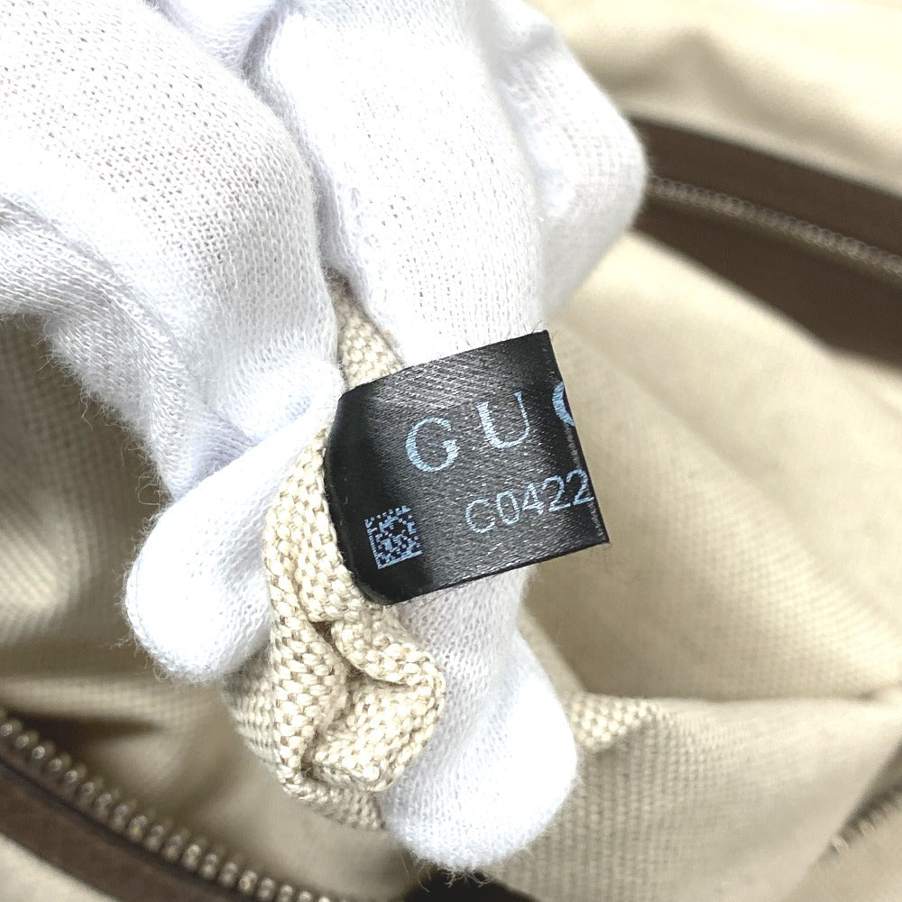 GUCCI Tote Bag 779510 canvas beige Embossed logo