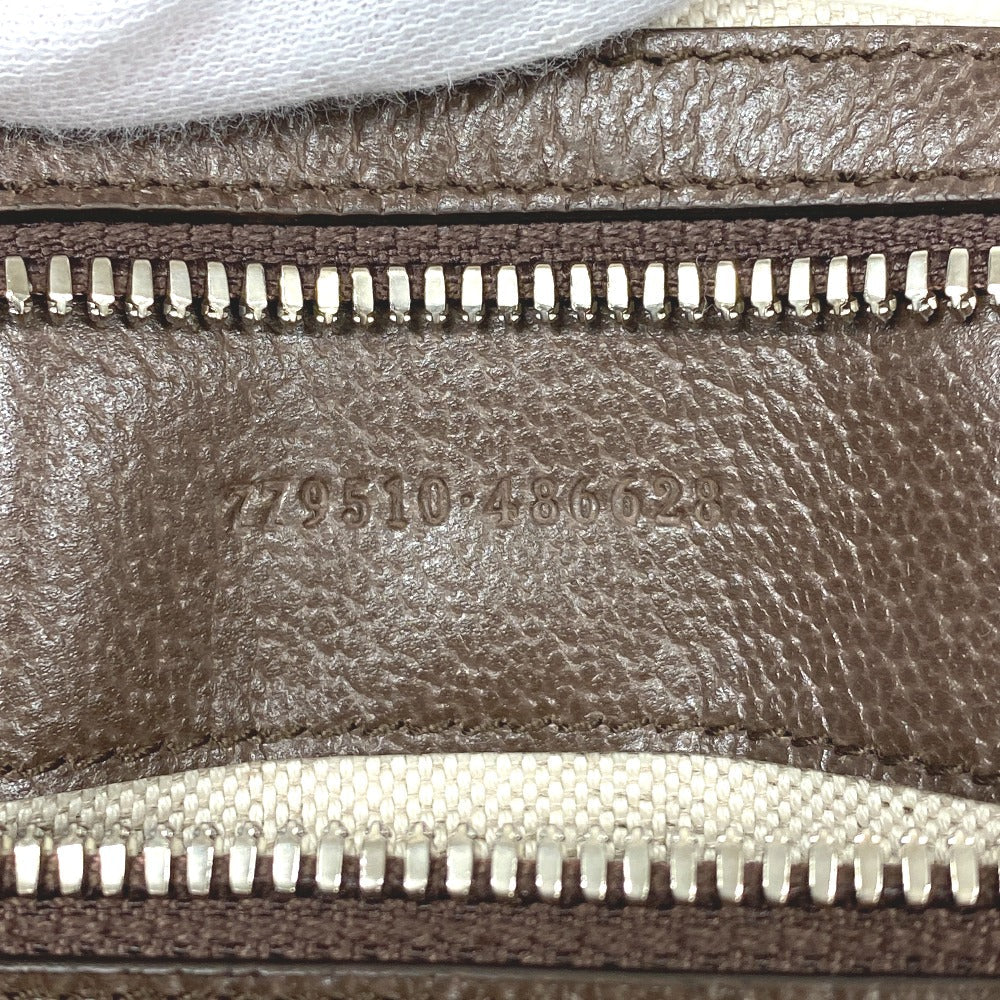 GUCCI Tote Bag 779510 canvas beige Embossed logo