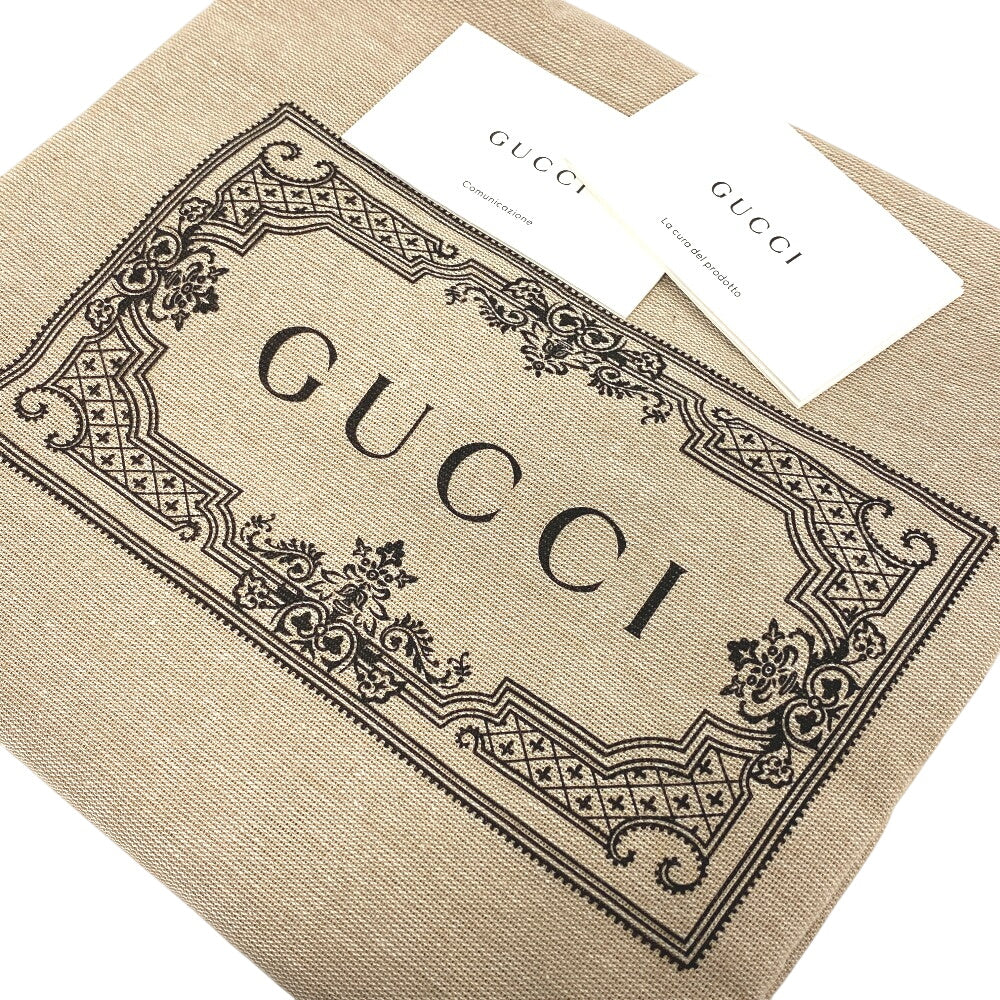 GUCCI Tote Bag 779510 canvas beige Embossed logo