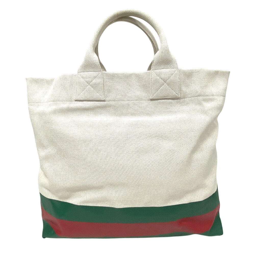 GUCCI Tote Bag 779510 canvas beige Embossed logo