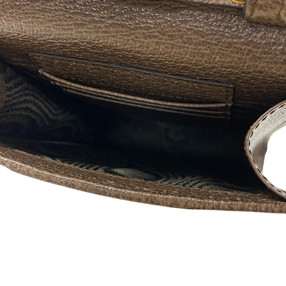 GUCCI Shoulder Bag 680130 PVC, Leather Brown Balenciaga