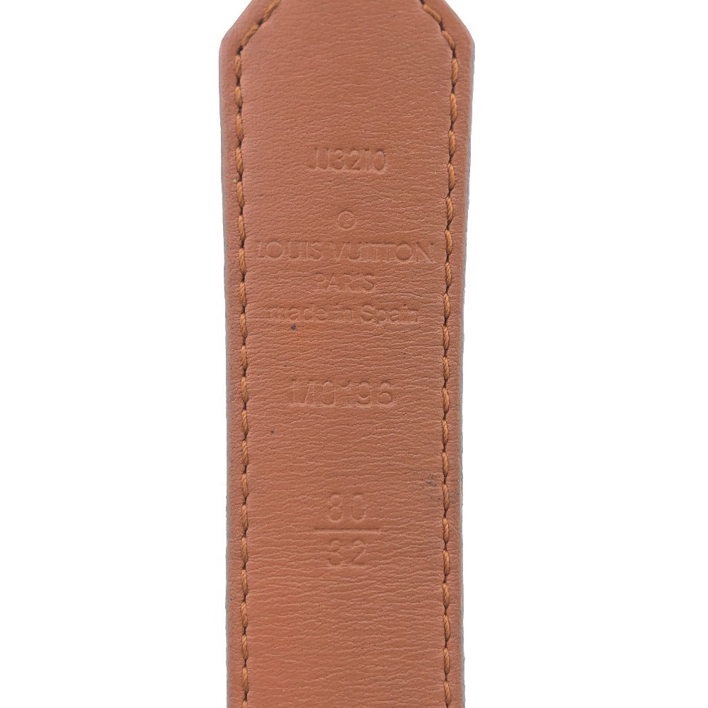 LOUIS VUITTON belt M0196 leather Brown Monogram Santur Dauphine reversible