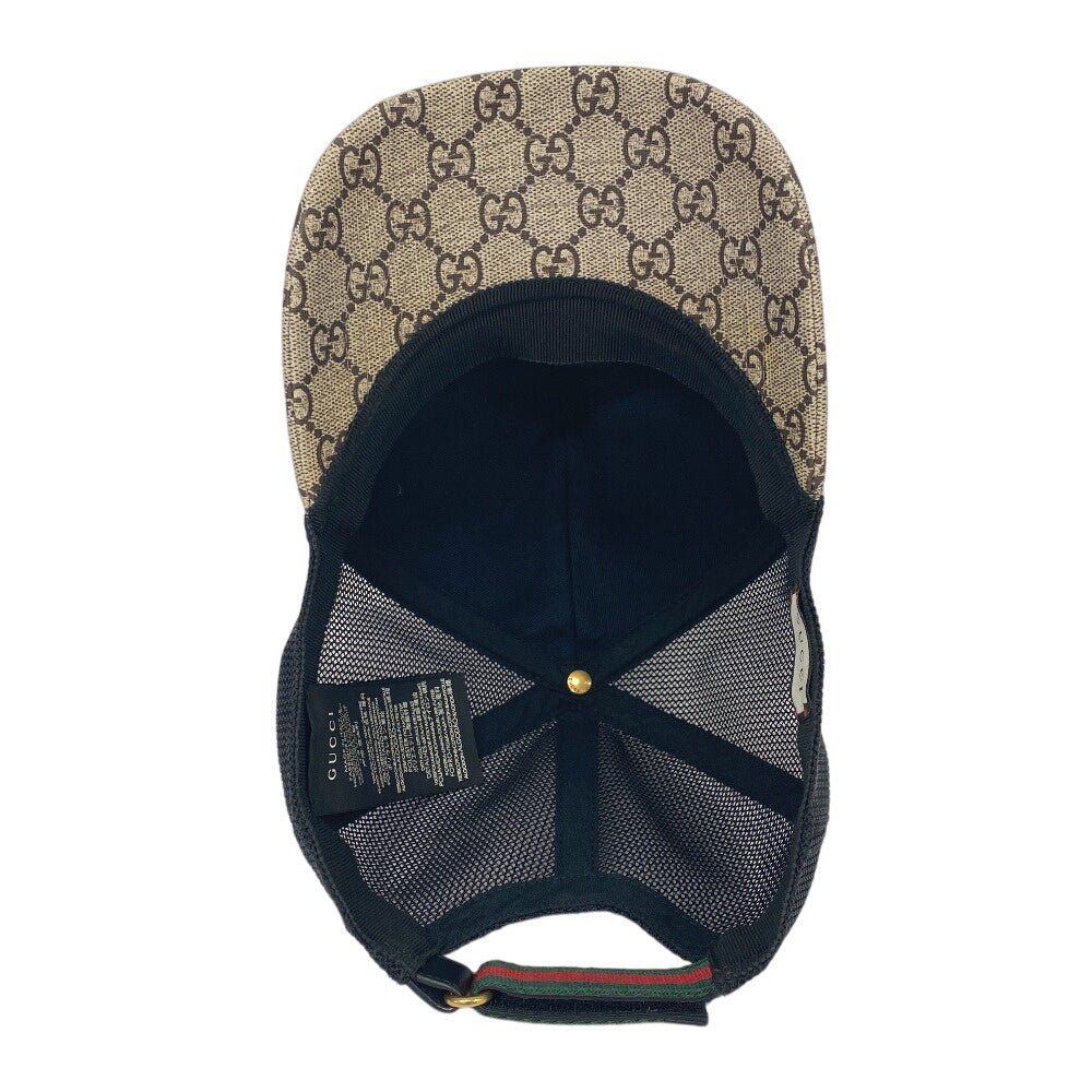 GUCCI cap Polyester, Nylon beige GG Supreme XL