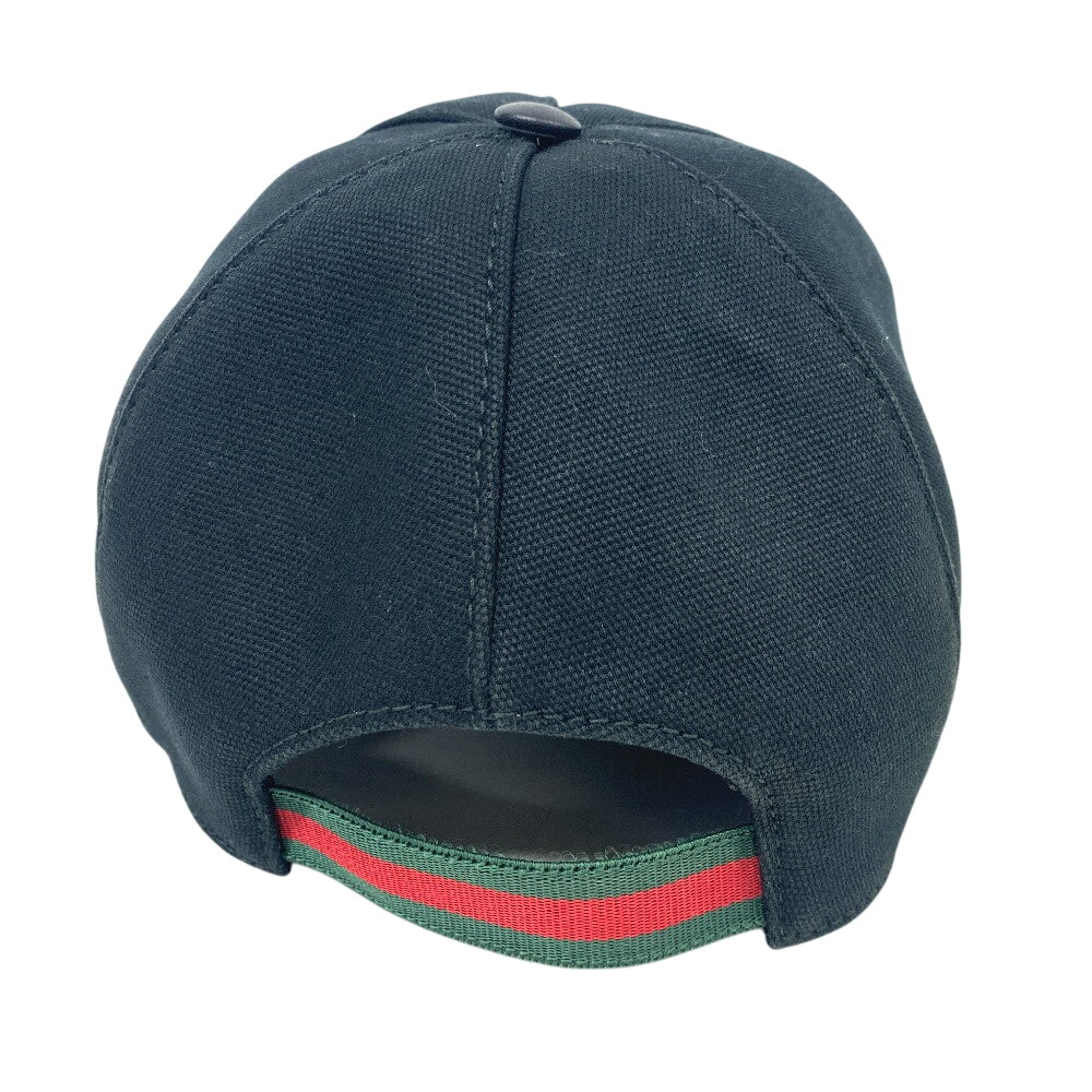 GUCCI cap cotton black Interlocking G XL