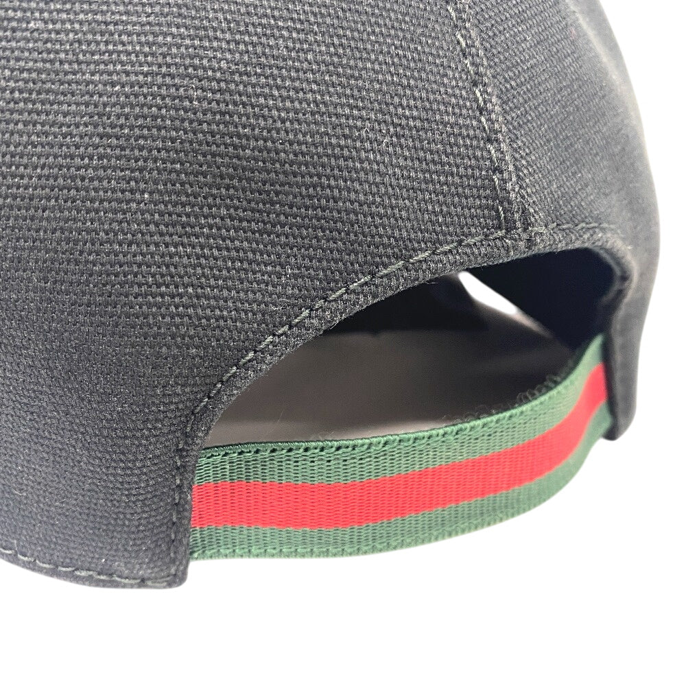 GUCCI cap cotton black Interlocking G XL