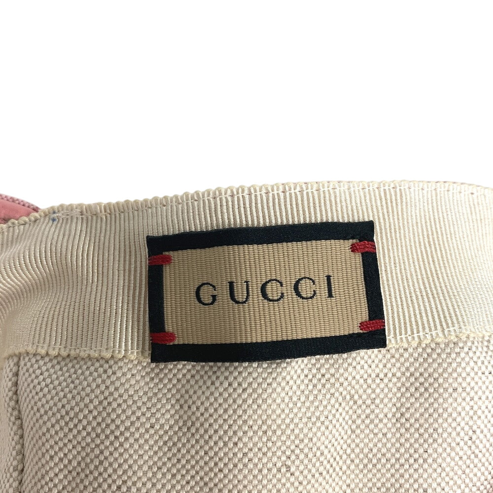 GUCCI cap 748475 Cotton, Polyester pink GG canvas L