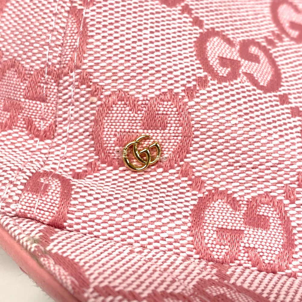 GUCCI cap 748475 Cotton, Polyester pink GG canvas L
