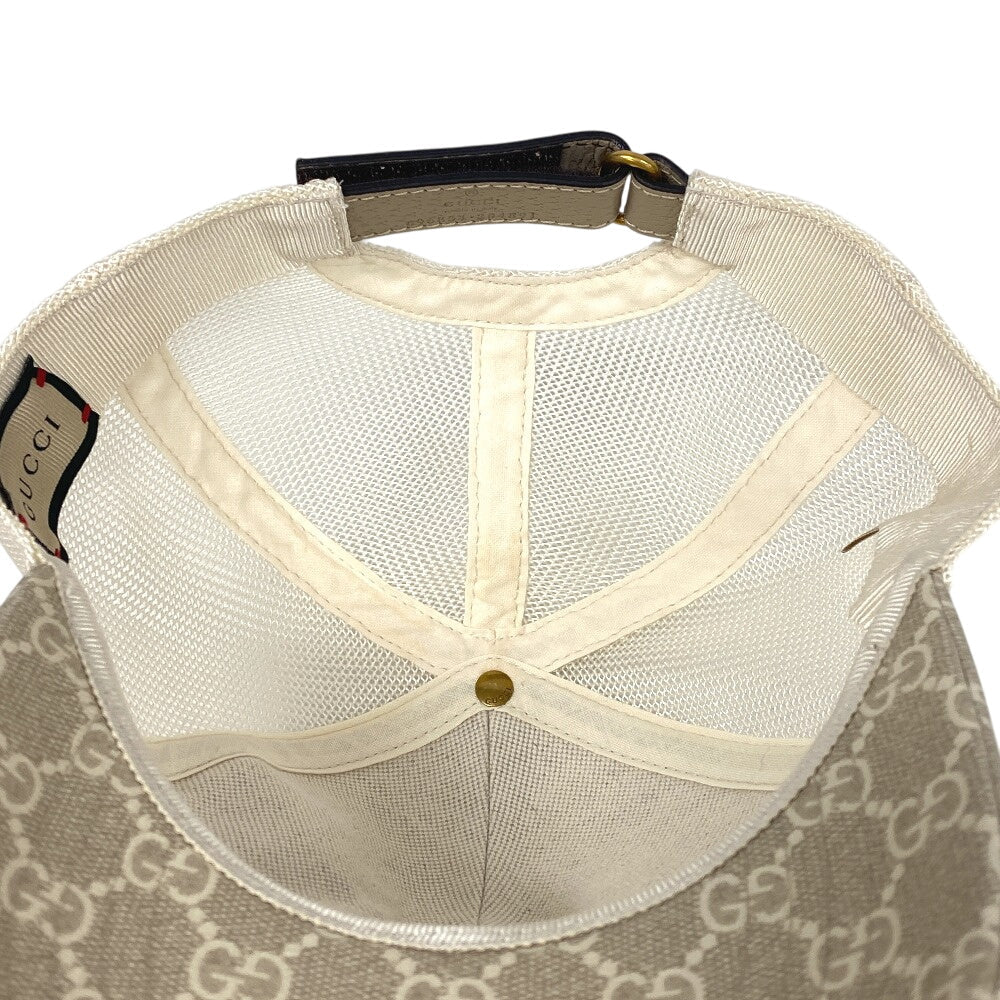 GUCCI cap 696854 Cotton, Polyester beige GG Supreme XS
